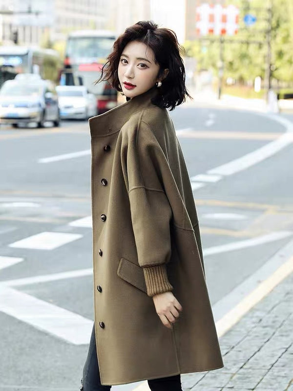 ZABRI New design customized  winter ladies fashion cashmere wool coat jacket