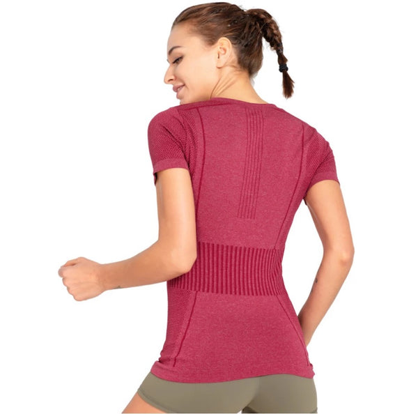 Fitness Yoga Short Sleeve Top
