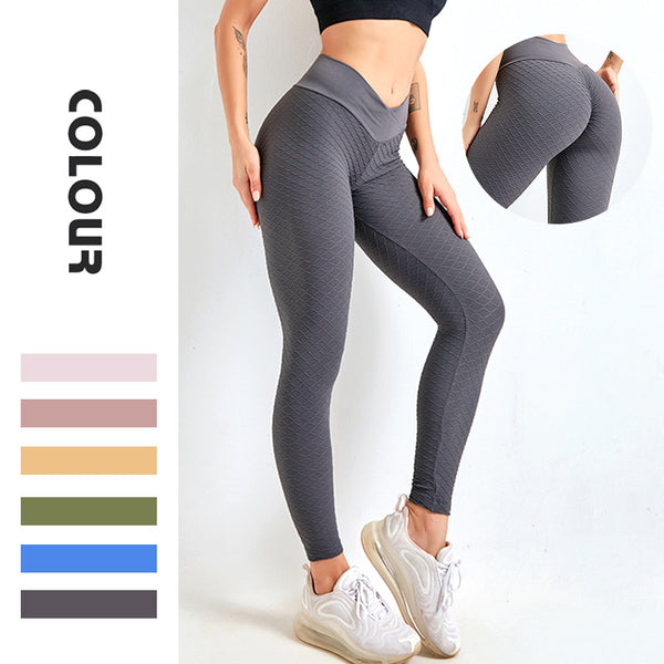 High Waist Gym Push Up Anti Cellulite Leggings Workout Women Sport Scrunch Butt Leggings